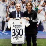 Modric cumple 350 partidos de Liga con el Real Madrid