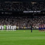 El Santiago Bernabéu guardó un minuto de silencio