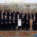 El rey Felipe VI recibe al Real Madrid de baloncesto