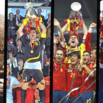España, la más laureada ( 4 títulos) de EUROPA. Alemania se descuelga a la 2ª posición con 3 entorchados.