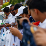 Los aficionados presenciaron el entrenamiento del Real Madrid en la Universidad de Illinois