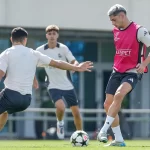 El Real Madrid se entrenó por última vez antes de su debut en la Champions