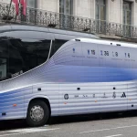 El Real Madrid estrena nuevo diseño de autobús