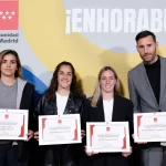 Reconocimiento de la Comunidad de Madrid a las jugadoras del Real Madrid que disputaron los JJ.OO.