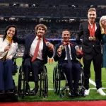 Homenaje a los medallistas paralímpicos