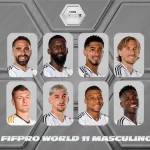 Los jugadores del Real Madrid candidatos al FIFPRO World11 Masculino de 2024