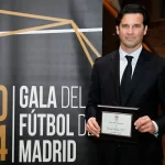 El Real Madrid recibe el Premio Mérito Deportivo en la gala de la Real Federación de Fútbol de Madrid