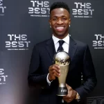 Vinicius, ganador del Premio The Best al Jugador de la FIFA 2024