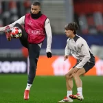 El Real Madrid se entrenó en el Stade du Roudourou 