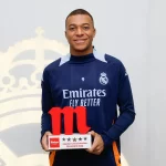 Mbappé, Jugador Cinco Estrellas Mahou de diciembre