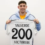 Valverde alcanza las 200 victorias con el Real Madrid